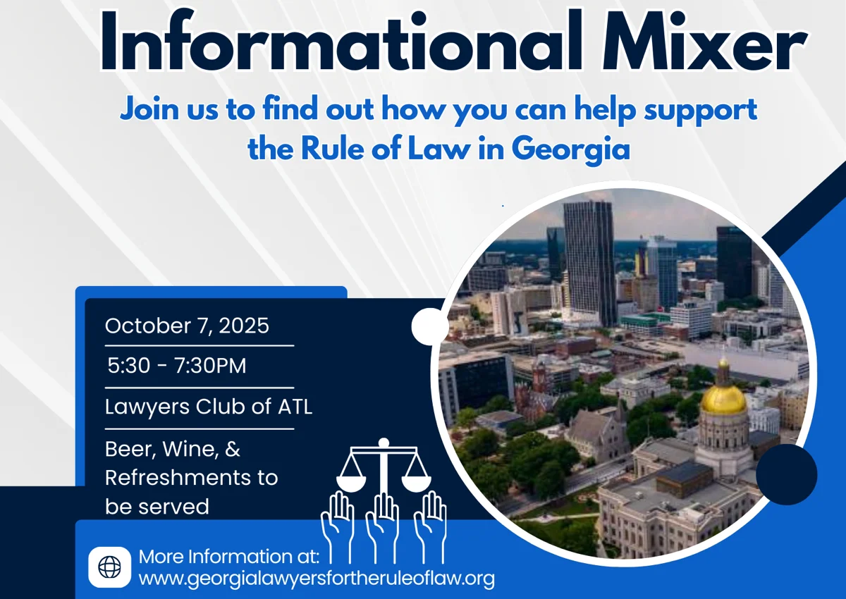 Informational Mixed: Join us to find out how you can help support the Rule of Law in Georgia