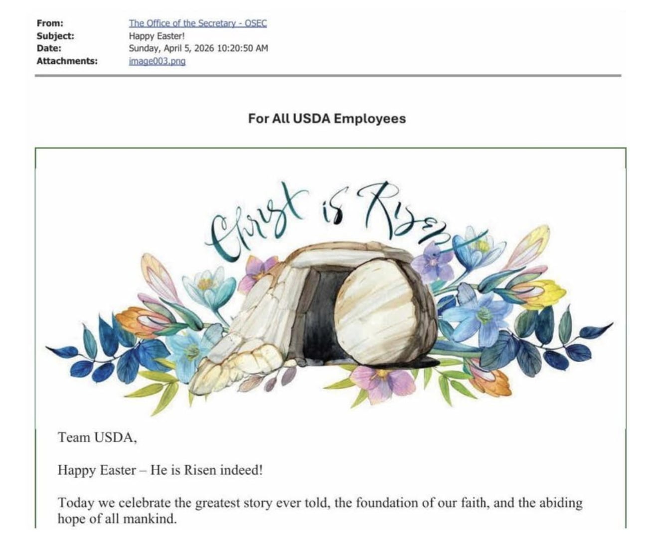 For All USDA Employees